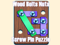 Ойын Wood Bolts Nuts Screw Pin Puzzle