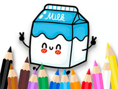 Ойын Coloring Book: Milk