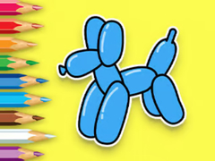 Ойын Coloring Book: Balloon Puppy