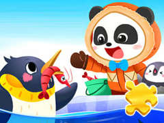 Ойын Jigsaw Puzzle: Baby Panda Antarctic Tour