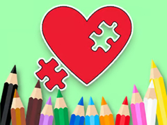 Ойын Coloring Book: BTS Heart Jigsaw