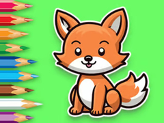 Ойын Coloring Book: Baby Fox