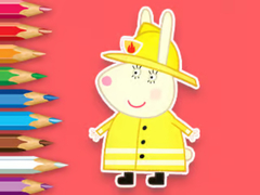 Ойын Coloring Book: Rabbit Firefighter
