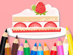 Ойын Coloring Book: Strawberry Cake