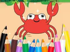 Ойын Coloring Book: Happy Crab