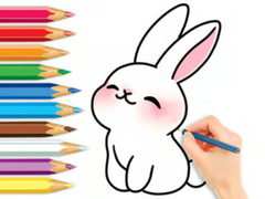 Ойын Coloring Book: Cute Rabbit
