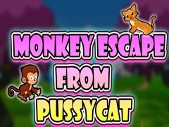 Ойын Monkey Escape from Pussy Cat