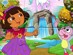 Ойын Jigsaw Puzzle: Dora Wonderland