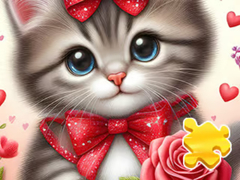 Ойын Jigsaw Puzzle: Rose Cat