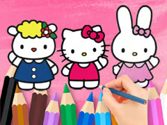 Ойын Coloring Book: Hello Kitty With Friends