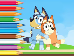 Ойын Coloring Book: Bluey And Bingo Holiday