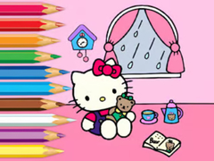 Ойын Coloring Book: Hello Kitty Rainy Day