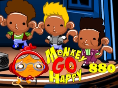 Ойын Monkey Go Happy Stage 880 New Monkeys On Block Theme