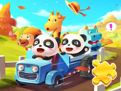 Ойын Jigsaw Puzzle: Baby Panda Autumn