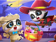 Ойын Jigsaw Puzzle: Baby Panda Halloween