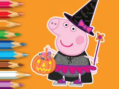 Ойын Coloring Book: Peppa Pig Halloween