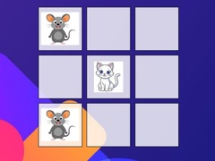 Ойын Tic-tac-toe Mouse Vs Cat