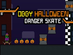 Ойын Obby Halloween Danger Skate