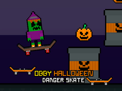 Ойын Obby Halloween Danger Skate