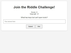 Ойын Riddle Challenge 