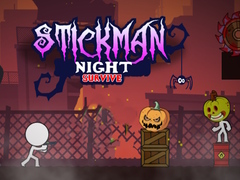 Ойын Stickman Night Survive