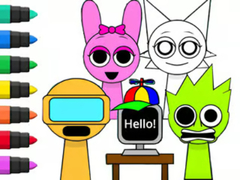 Ойын Coloring Book: Sprunki Incredibox