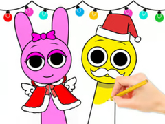 Ойын Coloring Book: Sprunki Christmas