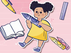 Ойын Kids Quiz: Stationery Story