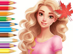 Ойын Coloring Book: Barbie Autumn Tale