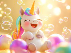 Ойын Jigsaw Puzzle: Unicorn Bubble Fun