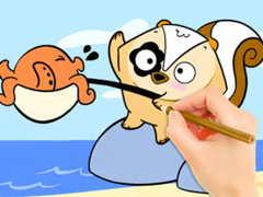 Ойын Coloring Book: Fishing Surprise