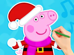 Ойын Coloring Book: Peppa Pig Snowman