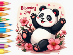 Ойын Coloring Book: Little Panda Cherry Blossoms