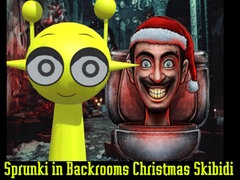 Ойын Sprunki in Backrooms Christmas Skibidi 