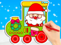 Ойын Coloring Book: Christmas Train