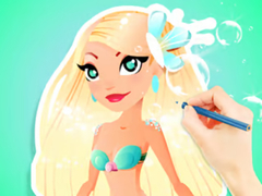 Ойын Coloring Book: Aqua Mermaid