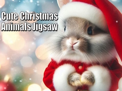 Ойын Cute Christmas Animals Jigsaw