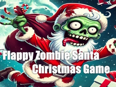 Ойын Flappy Zombie Santa Christmas Game
