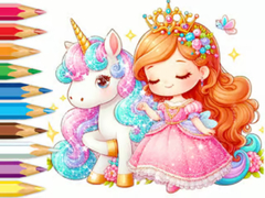 Ойын Coloring Book: Unicorn Secret Whisper