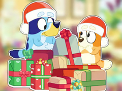 Ойын Jigsaw Puzzle: Bluey Christmas Unboxing