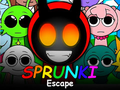 Ойын Sprunki 3D Escape