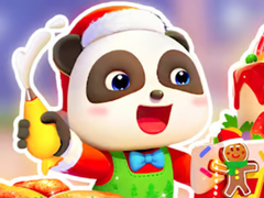Ойын Jigsaw Puzzle: Baby Panda Christmas Chef