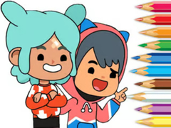 Ойын Coloring Book: Toca Boca Friends