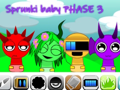 Ойын Sprunki baby PHASE 3