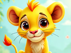 Ойын Jigsaw Puzzle: Baby Simba