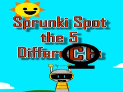 Ойын Sprunki Spot the 5 Differences