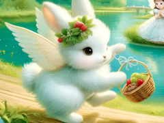 Ойын Jigsaw Puzzle: Angel Bunny