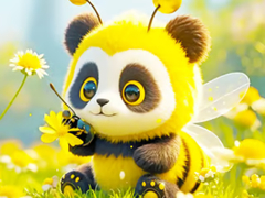 Ойын Jigsaw Puzzle: Panda Bee