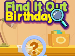 Ойын Find It Out Birthday