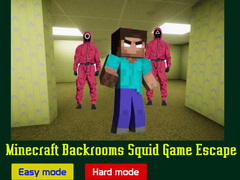 Ойын Minecraft Backrooms Squid Game Escape
